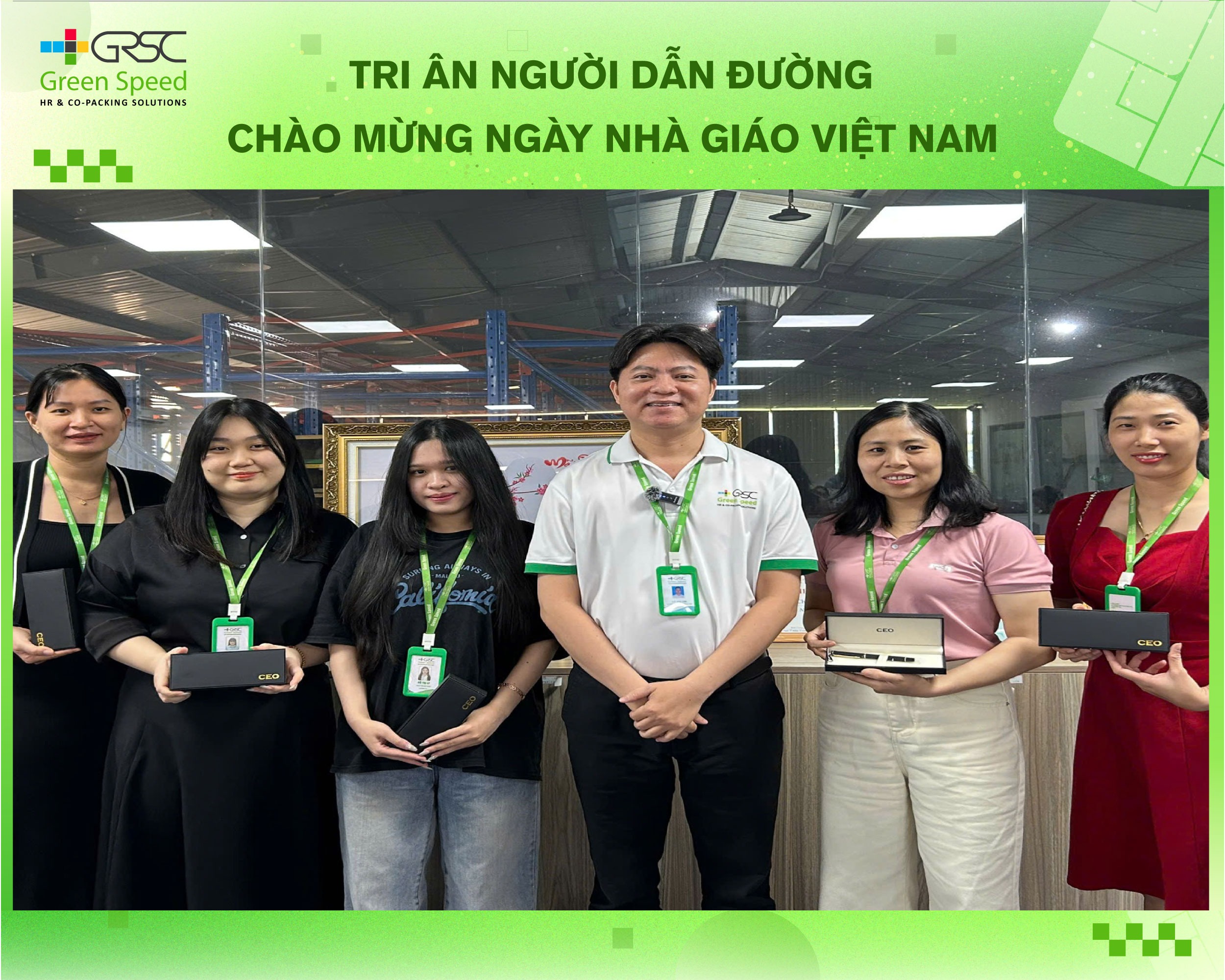 Green Speed tri ân Ngày 20/11 – Trân quý những người dẫn đường